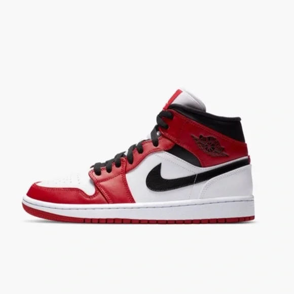 Jordan 1 Mid Chicago (2020) Brand New Mens 10 B&R - Picture 14 of 14
